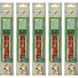Albert Heijn Good boy Mega chewy chicken 5-pack aanbieding