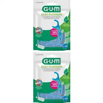 Albert Heijn GUM Easyflossers 2-pack aanbieding