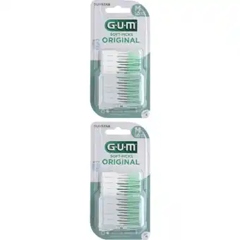 Albert Heijn GUM Soft-Picks Regular 2-pack aanbieding