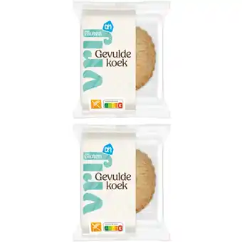 Albert Heijn AH Glutenvrij Gevulde koek 2-pack aanbieding