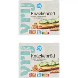 Albert Heijn AH Glutenvrij Vezelrijk knackebrod 2-pack aanbieding
