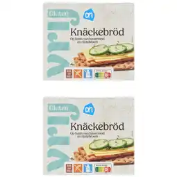 Albert Heijn AH Glutenvrij Vezelrijk knackebrod 2-pack aanbieding