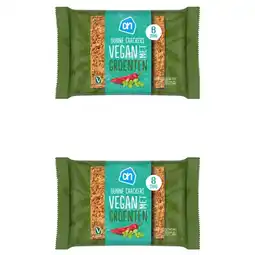 Albert Heijn AH Dunne crackers vegan met groenten 2-pack aanbieding