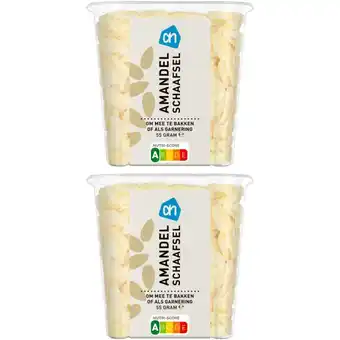 Albert Heijn AH Amandelschaafsel 2-pack aanbieding