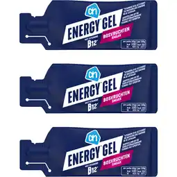 Albert Heijn AH Energy gel bosvruchten 3-pack aanbieding