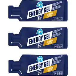 Albert Heijn AH Energy gel citroen 3-pack aanbieding