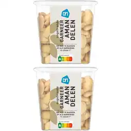 Albert Heijn AH Ongebrande garneer amandelen 2-pack aanbieding