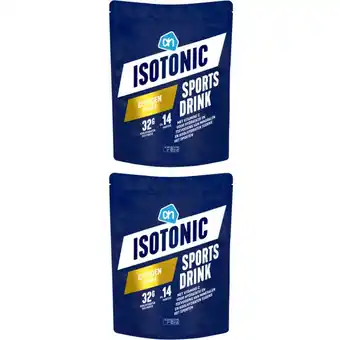 Albert Heijn AH Isotonic sports drink citroen 2-pack aanbieding