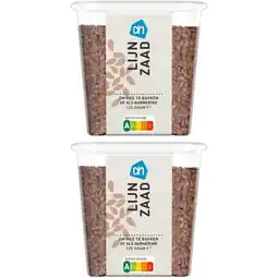 Albert Heijn AH Lijnzaad 2-pack aanbieding