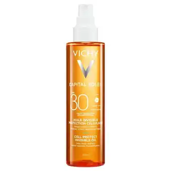 Douglas Vichy Capital Soleil Cell Protect Invisible Oil SPF30 aanbieding