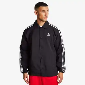 Foot Locker Adidas Adicolor Essentials Heren Jassen - Zwart - Maat: M - Nylon - Foot Locker aanbieding