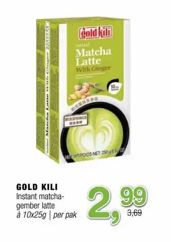 Amazing Oriëntal Gold Kill Instant Matcha Gember Latte aanbieding