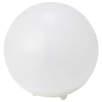 IKEA Solvinden Staande led-lamp op zonnecellen, buiten/globe wit aanbieding