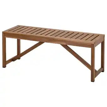 IKEA NÄmmarÖ Bank, buiten, lichtbruin gelazuurd, 120 cm aanbieding