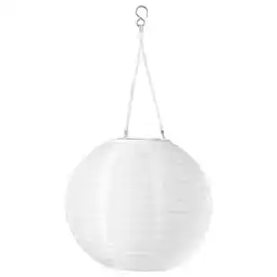 IKEA Solvinden Led-plafondlamp op zonnecellen, buiten/globe wit, 30 cm aanbieding