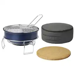 IKEA StrandÖn Barbecue, houtskool blauw aanbieding