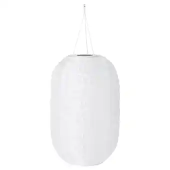 IKEA Solvinden Led-plafondlamp op zonnecellen, buiten/ovaal wit, 43 cm aanbieding