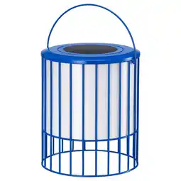 IKEA Solvinden Tafellamp, op zonnecellen/blauw, 15 cm aanbieding