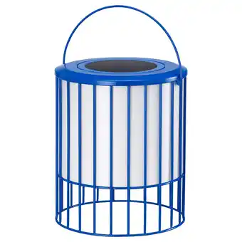 IKEA Solvinden Tafellamp, op zonnecellen/blauw, 15 cm aanbieding