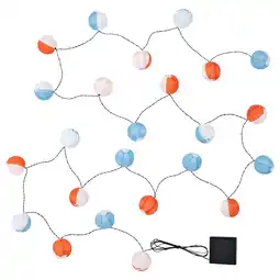 IKEA Solvinden Led-lichtsnoer met 24 lampjes, buiten op zonnecellen/globe veelkleurig aanbieding