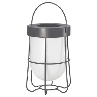 IKEA Solvinden Tafellamp, op zonnecellen/grijs, 18 cm aanbieding