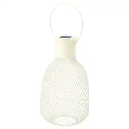 IKEA Solvinden Led-lantaarn op zonnecellen, buiten/draadwerk wit, 29 cm aanbieding