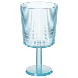 IKEA Kallsinnig Wijnglas, kunststof/blauw, 32 cl aanbieding
