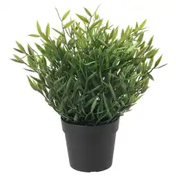 IKEA Fejka Kunstplant, binnen/buiten Bamboegras, 9 cm aanbieding