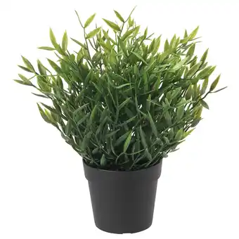 IKEA Fejka Kunstplant, binnen/buiten Bamboegras, 9 cm aanbieding