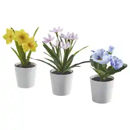 IKEA Fejka Kunstplant met pot, set van 3, binnen/buiten bloem, 6 cm aanbieding