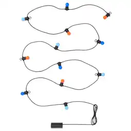 IKEA Solvinden Led-lichtsnoer met 12 lampjes, op batterijen/buiten veelkleurig aanbieding