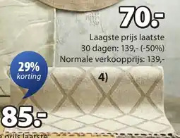 Jysk Rypestarr vloerkleed aanbieding