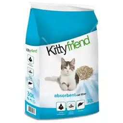 Pets Place Kittyfriend Absorbent - Kattenbakvulling - 30 l aanbieding