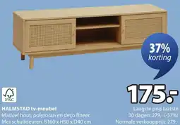 Jysk HALMSTAD tv-meubel aanbieding