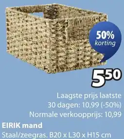Jysk EIRIK mand aanbieding