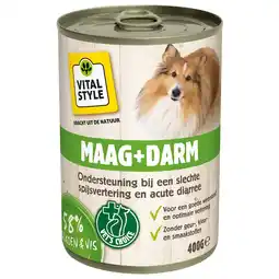 Pets Place Vitalstyle Blik Vitaal Vlees Maag + Darm - Hondenvoer - 400 g aanbieding