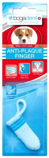 Pets Place Bogadent Dental Antiplaque Finger Pup - Gebitsverzorging - per stuk aanbieding