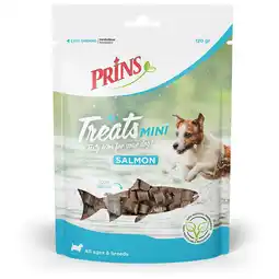 Pets Place Prins Treats Mini - Hondensnacks - Zalm 120 g Geschikt Voor Alle Rassen aanbieding