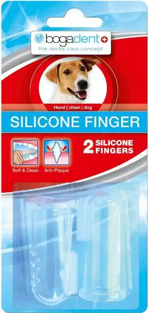 Pets Place Bogadent Dental Silicone Finger - Gebitsverzorging - 2 stuks aanbieding