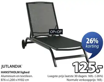 Jysk JUTLANDIA HANSTHOLM ligbed aanbieding