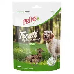 Pets Place Prins Treats - Hondensnacks - Eend 120 g Geschikt Voor Alle Rassen aanbieding