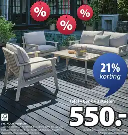 Jysk SYLTHOLM loungeset aanbieding