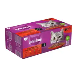 Pets Place Whiskas Classic Selectie In Saus Maaltijdzakjes - Kattenvoer - 80x85 g aanbieding