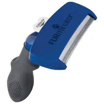 Pets Place Furminator Hond Kort Haar - Hondenvachtkam - Blauw Large aanbieding