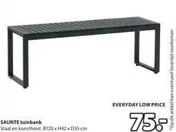 Jysk SAUNTE tuinbank aanbieding