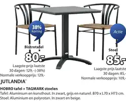 Jysk JUTLANDIA HOBRO tafel aanbieding