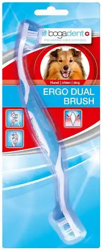 Pets Place Bogadent Dental Tandenborstel Ergo Dual - Gebitsverzorging - per stuk aanbieding