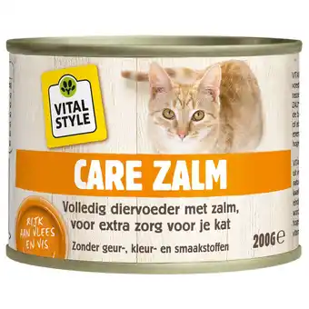 Pets Place Vitalstyle Care - Kattenvoer - Zalm 200 g aanbieding