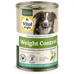 Pets Place Vitalstyle Blik Vitaal Vlees Overgewicht - Hondenvoer - 400 g aanbieding