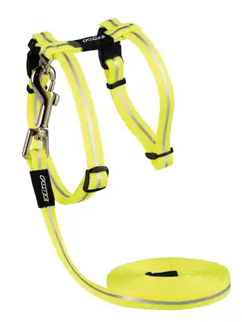 Pets Place Rogz Alleycat Tuigje Met Looplijn - Kattenharnas - Dayglo 24-40 Cm aanbieding